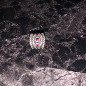 Rope with deep purple Pandora charm